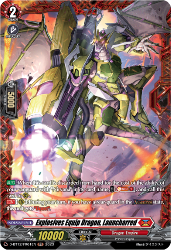 D-BT12/FR01EN Explosives Equip Dragon, Launcharred FR