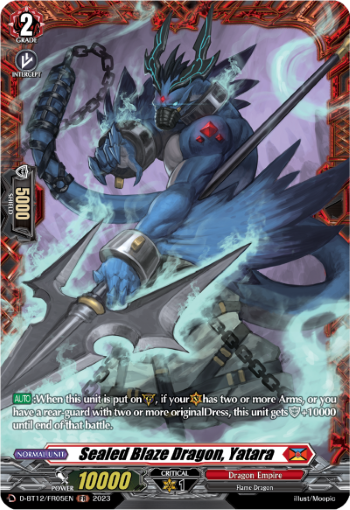 D-BT12/FR05EN Sealed Blaze Dragon, Yatara FR