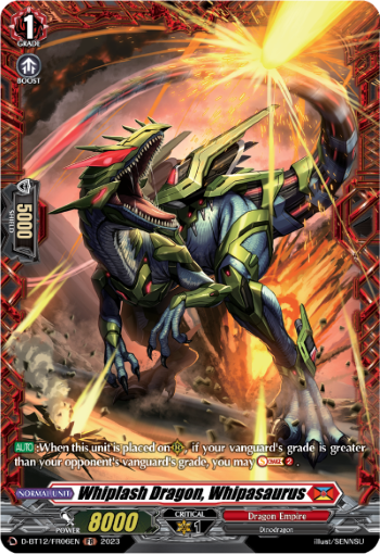 D-BT12/FR06EN Whiplash Dragon, Whipasaurus FR