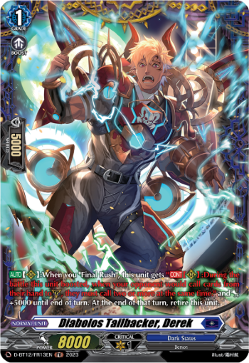 D-BT12/FR13EN Diabolos Tailbacker, Derek FR
