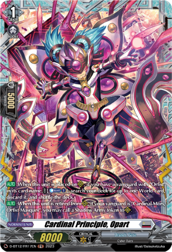 D-BT12/FR17EN Cardinal Principle, Opart FR