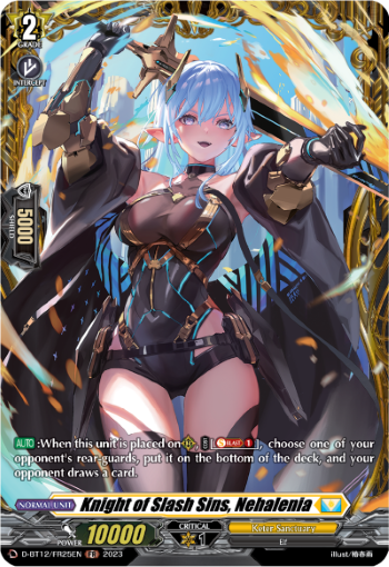 D-BT12/FR25EN Knight of Slash Sins, Nehalenia FR