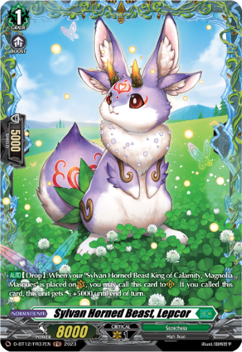 D-BT12/FR37EN Sylvan Horned Beast, Lepcor FR