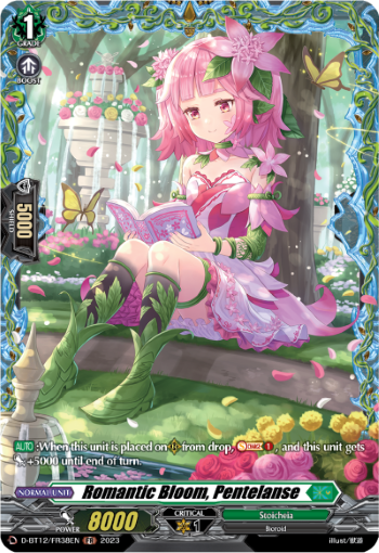 D-BT12/FR38EN Romantic Bloom, Pentelanse FR