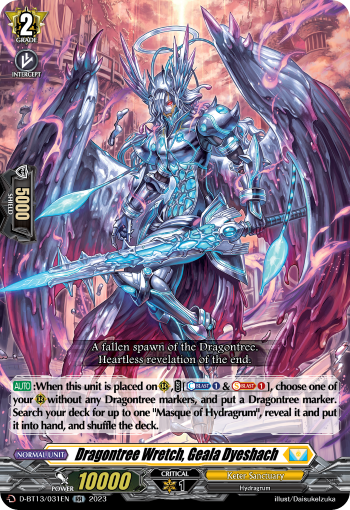 D-BT13/031EN Dragontree Wretch, Geala Dyeshach RR