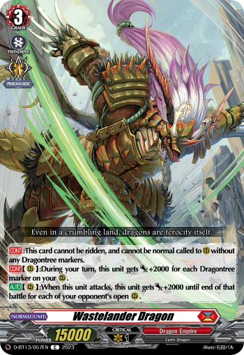 D-BT13/057EN Wastelander Dragon C