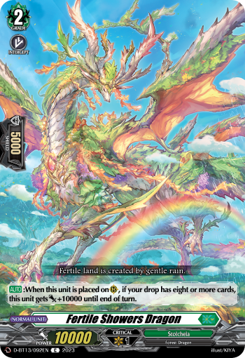 D-BT13/092EN Fertile Showers Dragon C