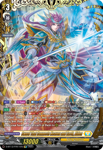 D-BT13/FRR11EN Sword That Connects Heaven and Earth, Alden FFR