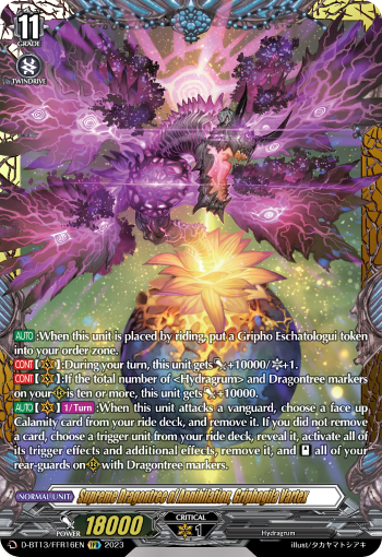 D-BT13/FRR16EN Supreme Dragontree of Annihilation, Griphogila Vartex FFR