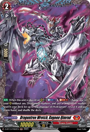 D-BT13/FR02EN Dragontree Wretch, Ragoon Qimrud FR