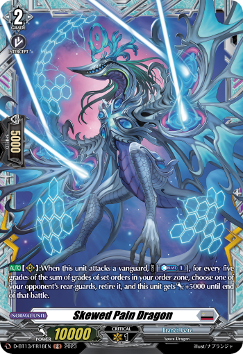 D-BT13/FR18EN Skewed Pain Dragon FR