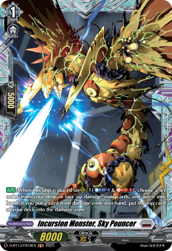 D-BT13/FR19EN Incursion Monster, Sky Pouncer FR