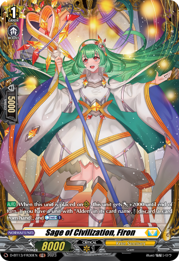 D-BT13/FR30EN Sage of Civilization, Firon FR