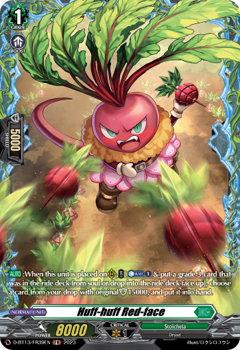 D-BT13/FR39EN Huff-huff Red-face FR