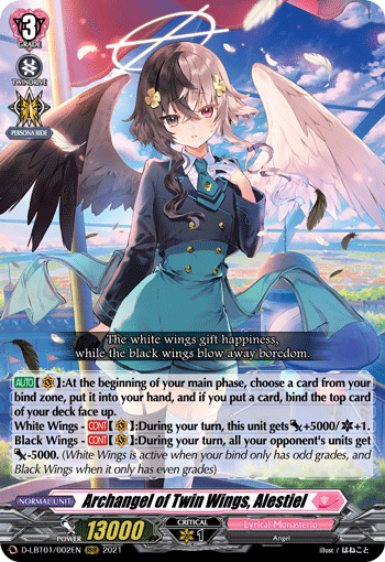 D-LBT01/002EN Archangel of Twin Wings, Alestiel RRR