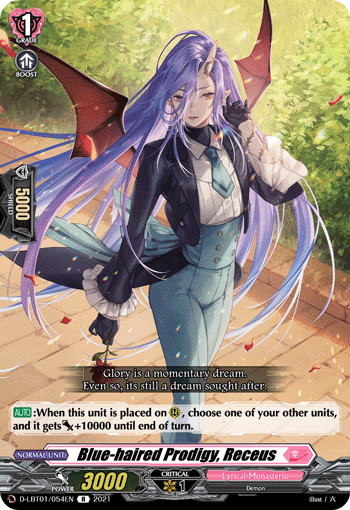 D-LBT01/054EN Blue-haired Prodigy, Receus R