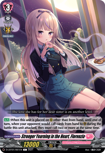 D-LBT01/061EN Stronger Yearning in the Heart, Florenzia C