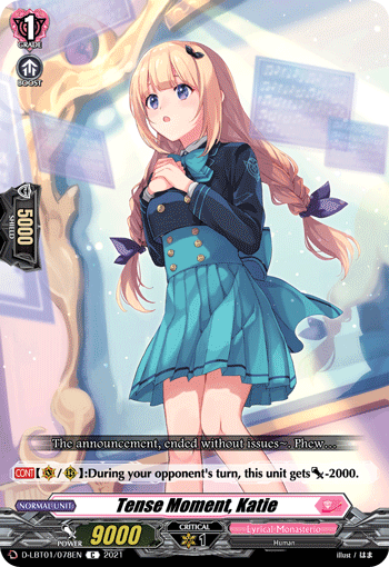 D-LBT01/078EN Tense Moment, Katie C