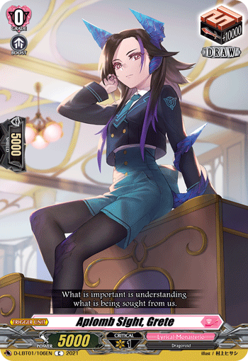 D-LBT01/106EN Aplomb Sight, Grete C