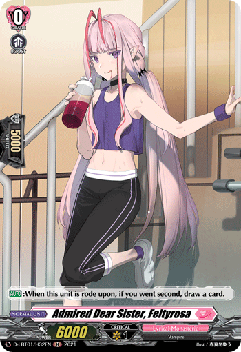 D-LBT01/H32EN Admired Dear Sister, Feltyrosa H