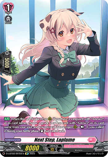 DLBT02/SP22EN Next Step, Laplume SP