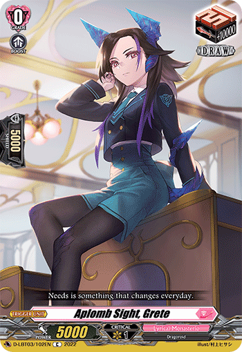 D-LBT03/102EN Aplomb Sight, Grete C