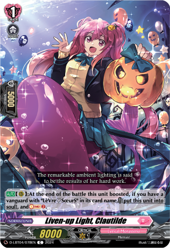 D-LBT04/78EN Liven-up Light, Clautilde C