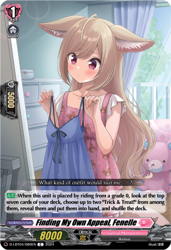 D-LBT04/80EN Finding My Own Appeal, Fenelle C