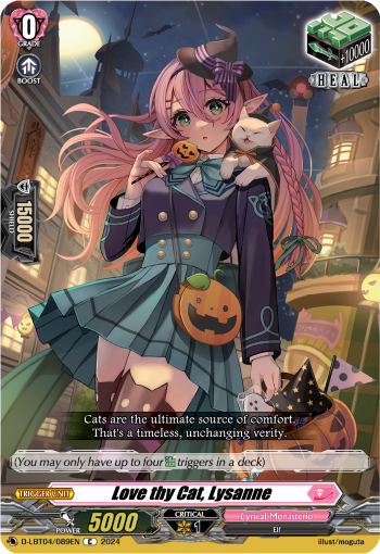 D-LBT04/89EN Love thy Cat, Lysanne C