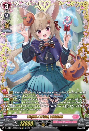 D-LBT04/FFR05EN Tr!ple×Tr!ck, Fenelle FFR