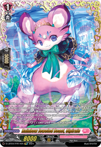 D-LBT04/FFR14EN Rainbow Jeweled Beast, Olpirais FFR