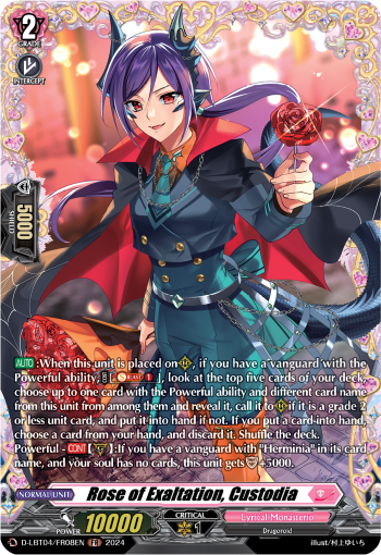 D-LBT04/FR08EN Rose of Exaltation, Custodia FR