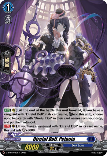 D-PR/1023EN Direful Doll, Pelagia PR (Foil) Dseries