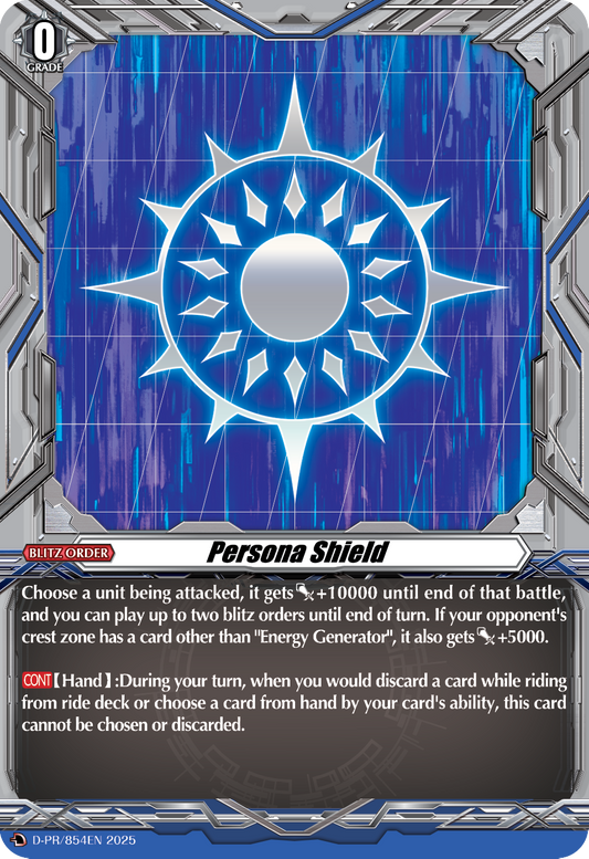 D-PR/854EN Persona Shield (Dark States) PR Dseries