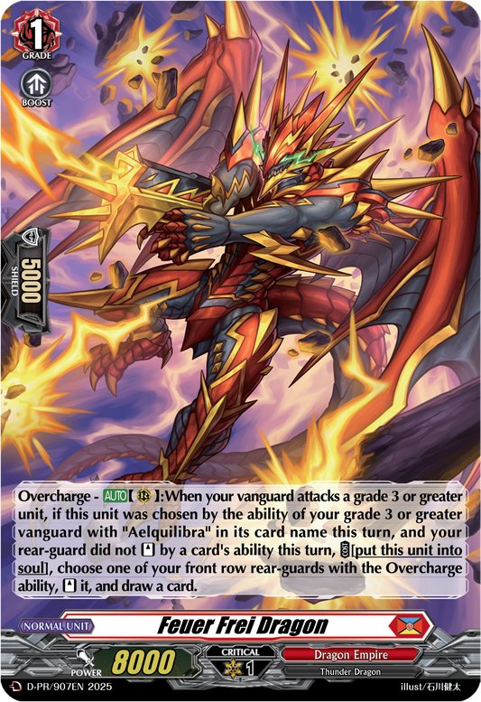 D-PR/907EN Feuer Frei Dragon PR (Foil)