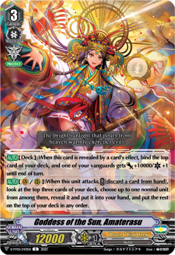 D-PV01/243EN Goddess of the Sun, Amaterasu C