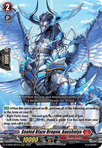D-SS02/001EN Sealed Blaze Dragon, Aaushniya RRR