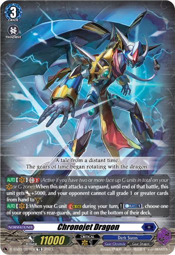 D-SS03/001EN Chronojet Dragon TD