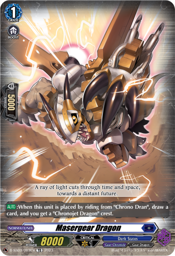 D-SS03/003EN Masergear Dragon TD