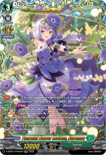 D-SS05/FFR05EN Yearnful Flower Maiden, Florence FFR