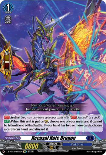 D-SS05/Re10EN Recusal Hate Dragon Re
