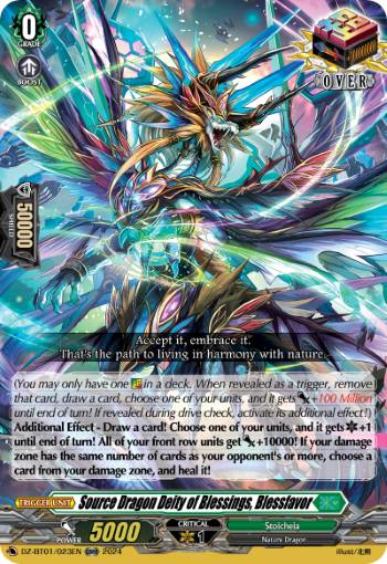 DZ-BT01/023EN Source Dragon Deity of Blessings, Blessfavor ORR