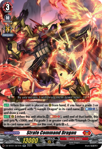 DZ-BT01/027EN Strafe Command Dragon RR