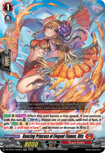 DZ-BT01/029EN Dancing Princess of Elegant Flames, Olfa RR