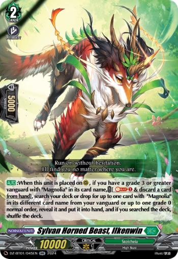 DZ-BT01/045EN Sylvan Horned Beast, Ilkenwin RR