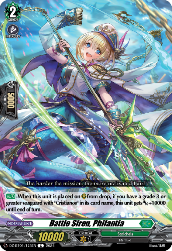 DZ-BT01/123EN Battle Siren, Philantia C