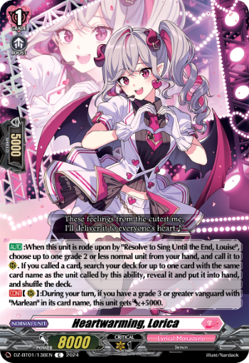 DZ-BT01/138EN Heartwarming, Lorica C