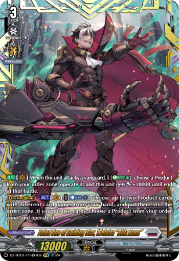 DZ-BT01/FFR07EN Fated One of Guiding Star, Welstra "Blitz Arms" FFR