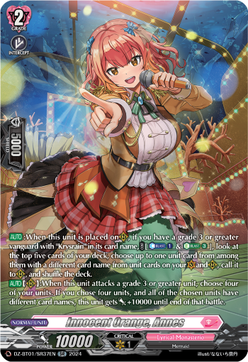 DZ-BT01/SR37EN Innocent Orange, Annes SR