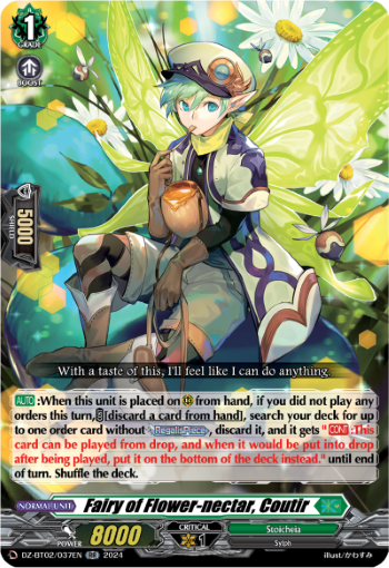 DZ-BT02/037EN Fairy of Flower-nectar, Coutir RR